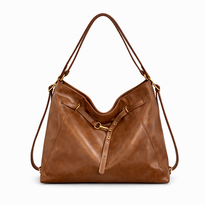 Effortlessly Chic 2-Way Shoulder Bag — Premium Vegan Leather, Timeless & Versatile