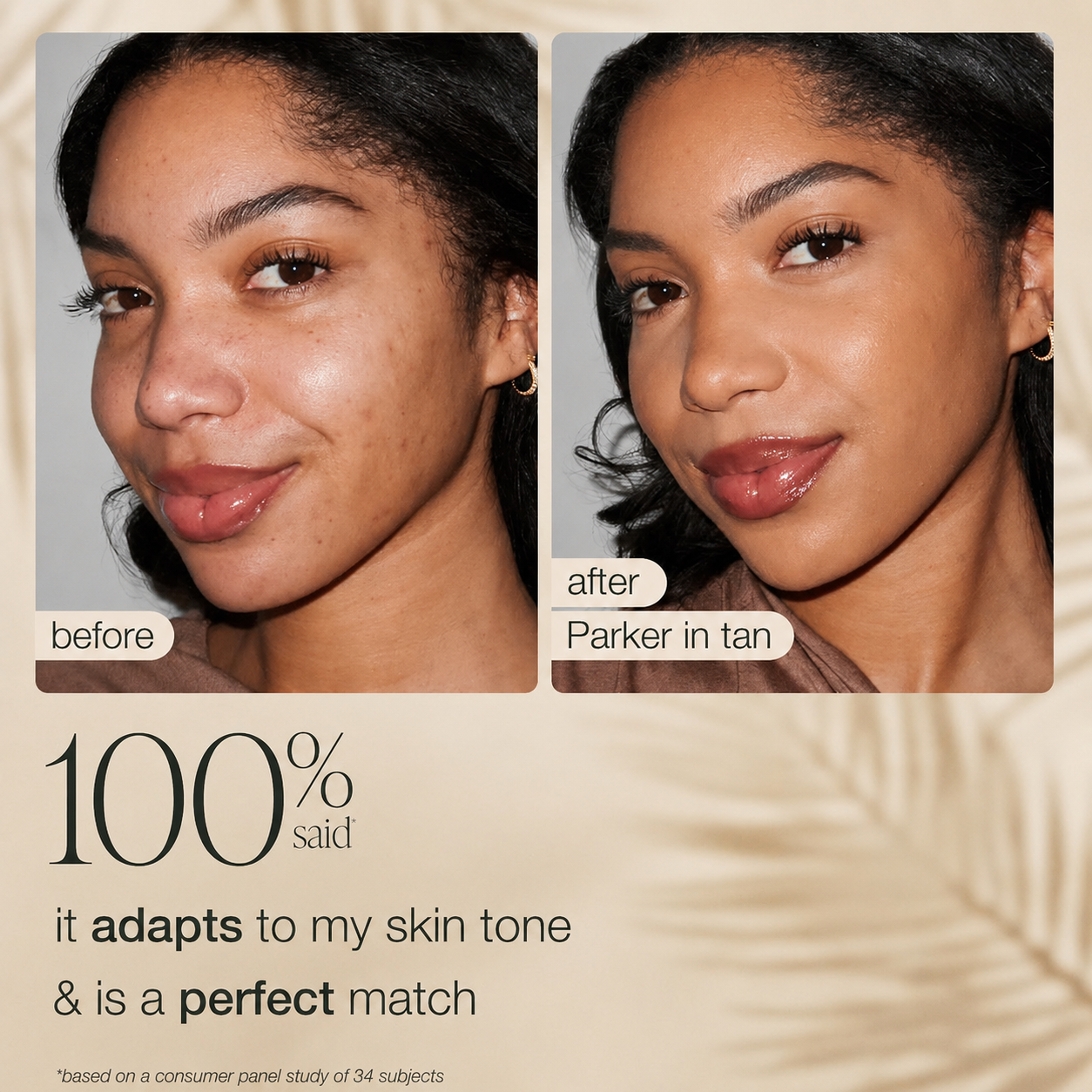 HZA CC color-correcting tinted serum+creaseless SPF 30 mineral setting powder