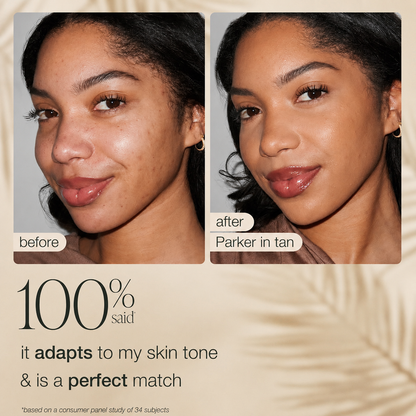 HZA CC color-correcting tinted serum+creaseless SPF 30 mineral setting powder