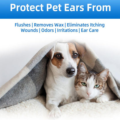 Zoomer Gentle Pet Ear Wash  Odor-Free Cleaning for Dogs & Cats