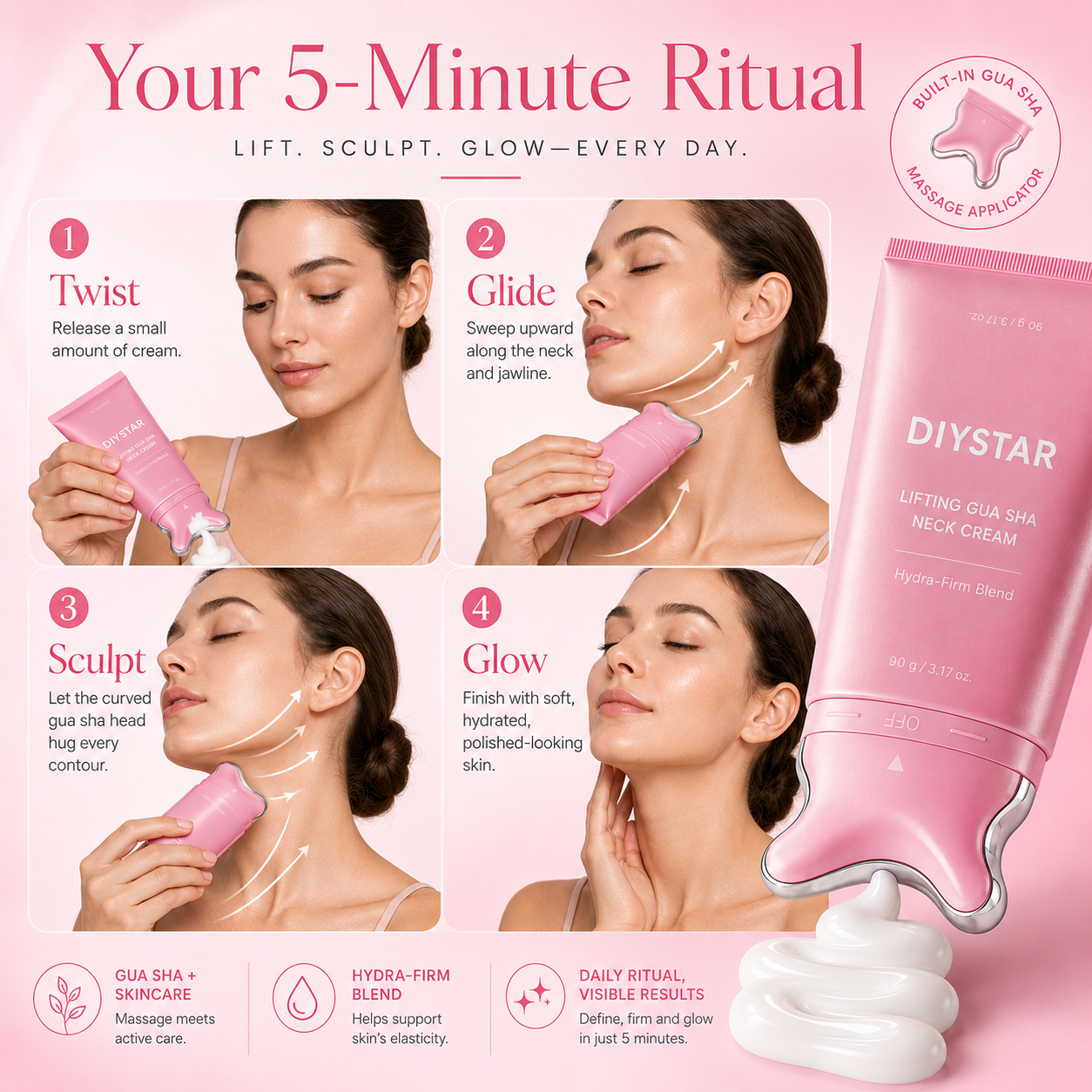 DIYSTAR Gua Sha Massage Cream