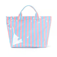 Blue and pink stripes