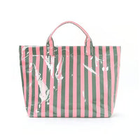 Green and pink stripes