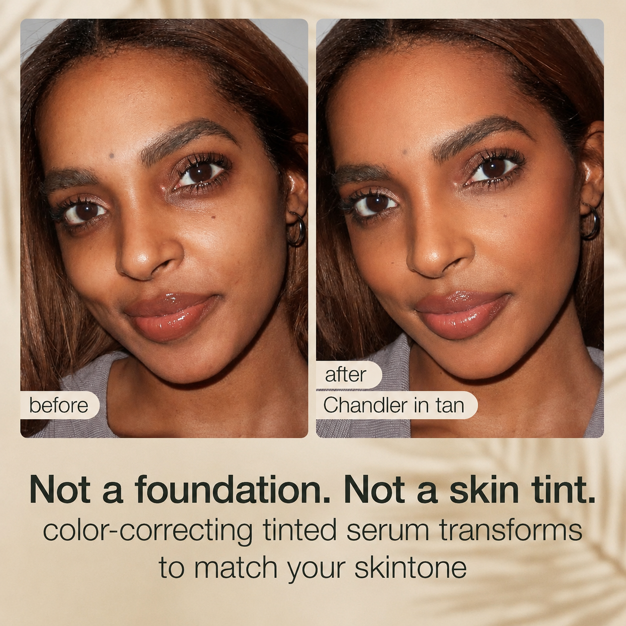 HZA CC color-correcting tinted serum+creaseless SPF 30 mineral setting powder