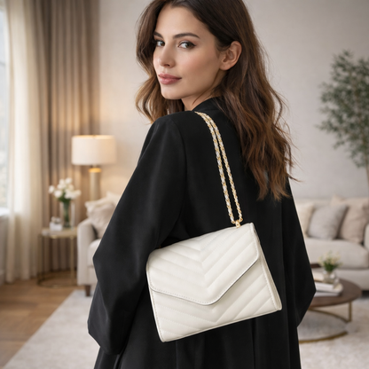 The Everyday Baguette — Vintage-Inspired Vegan Leather Shoulder Bag
